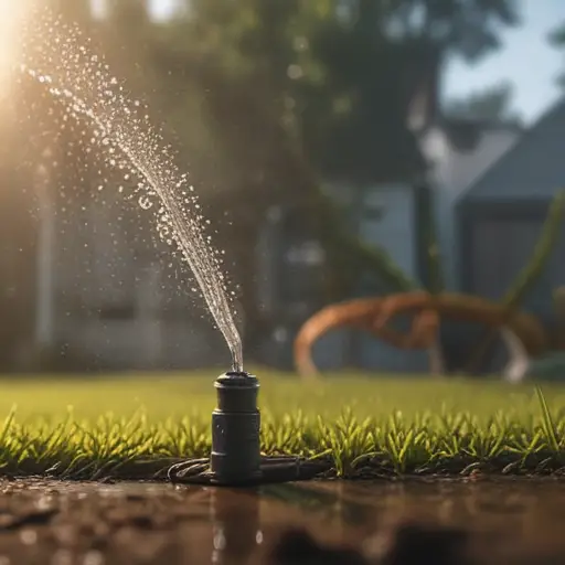 DIY Sprinkler System Using a Garden Hose